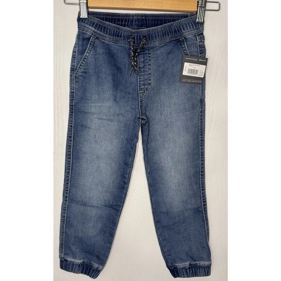 Eddie Bauer Pants & Shirt Lot Boys Size XXS (4) Blue Flex Denim Jogger NEW - Picture 3 of 16